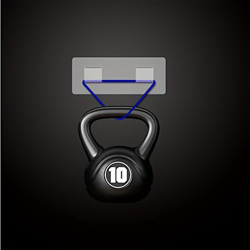 4 Pack Plastic Wall Hooks Self-Adhesive Bathroom Kitchen Organizers