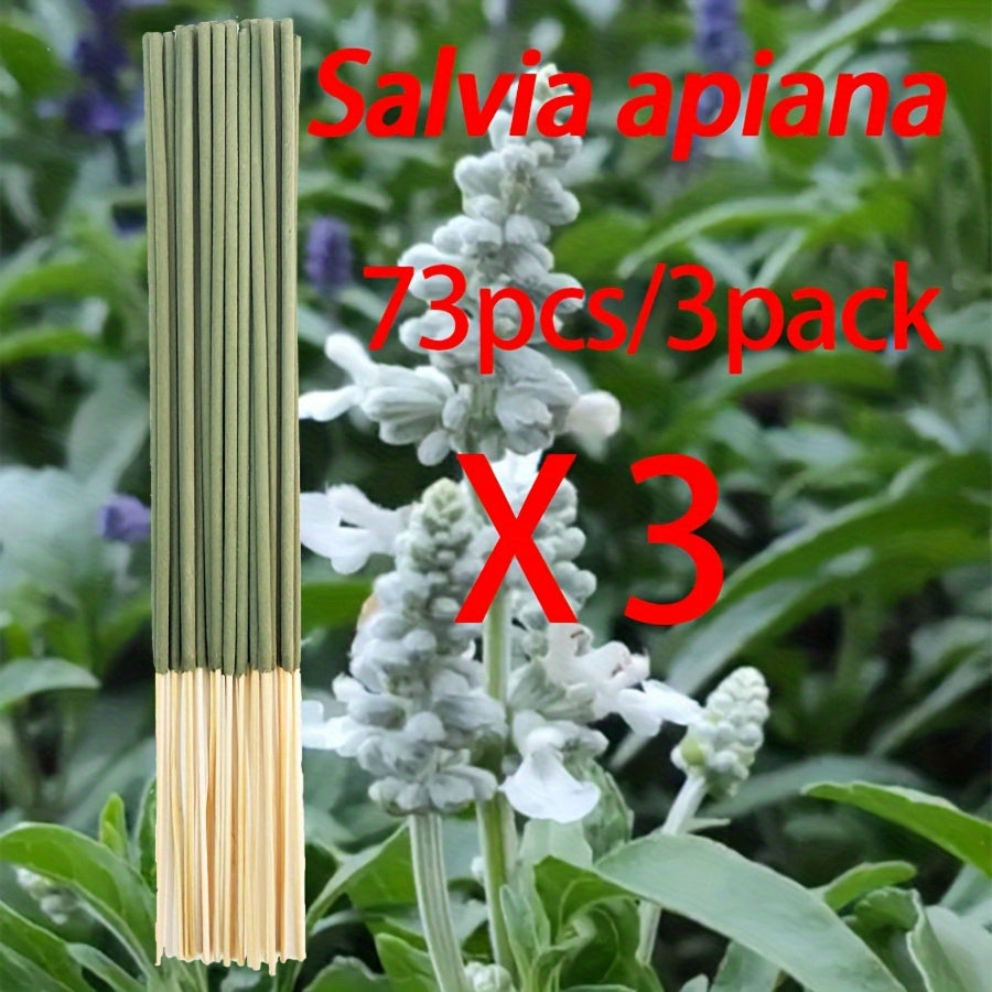 24-Pack Handmade Bamboo Incense Sticks 22cm with 7 Aromatic Scents for Home Use