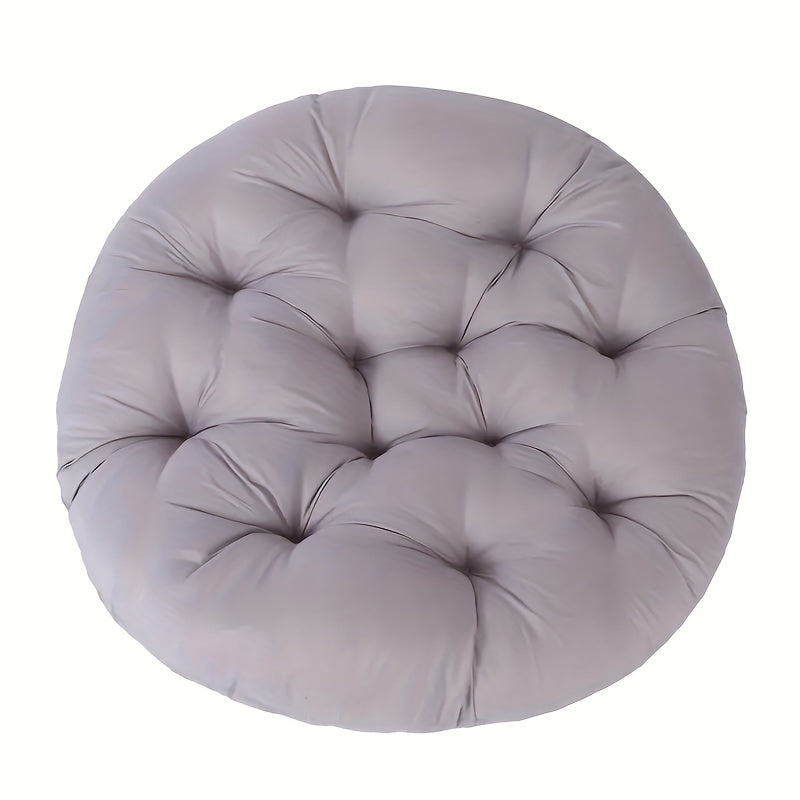 Oversized Round Seat Cushion with Fluffy Fill for Lounge Chairs 44 Inch