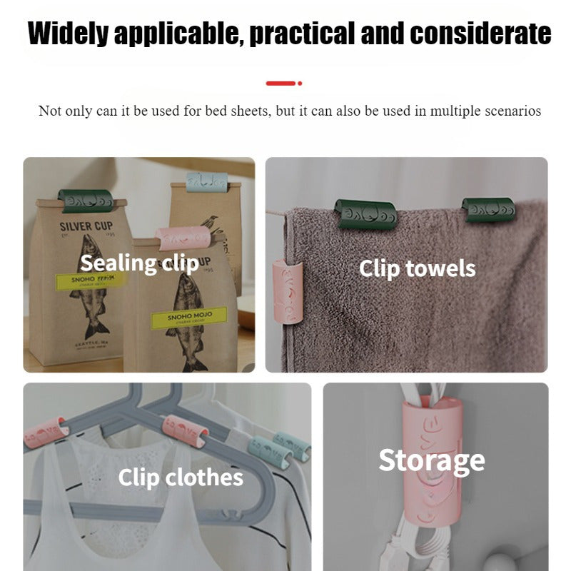 Slipping va harakatlanishni oldini olish uchun 6 ta to'sar uchun kliplar to'plami