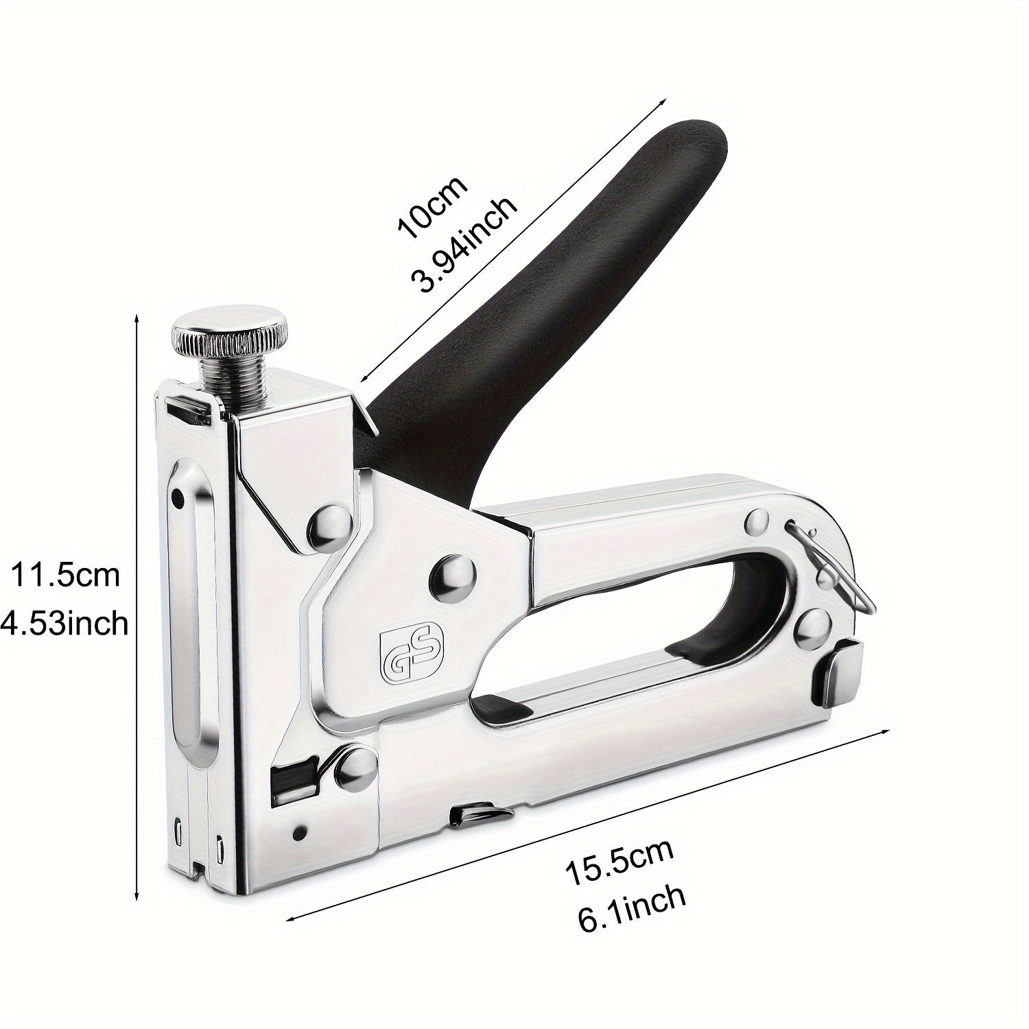 Heavy Duty Staple Gun Kit with 300 Staples for Upholstery Carpentry and Furniture Repair