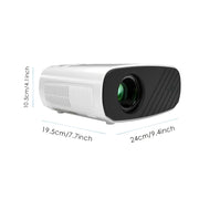 Full HD Portable Projector with WiFi and Electronic Focus for Home Theater