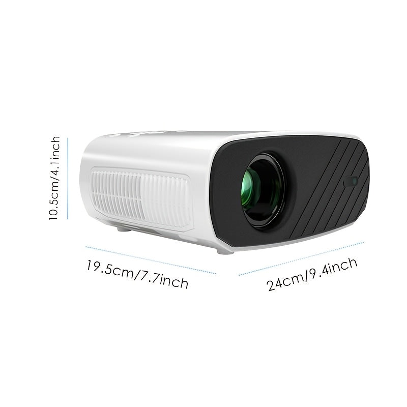 Full HD Portable Projector with WiFi and Electronic Focus for Home Theater