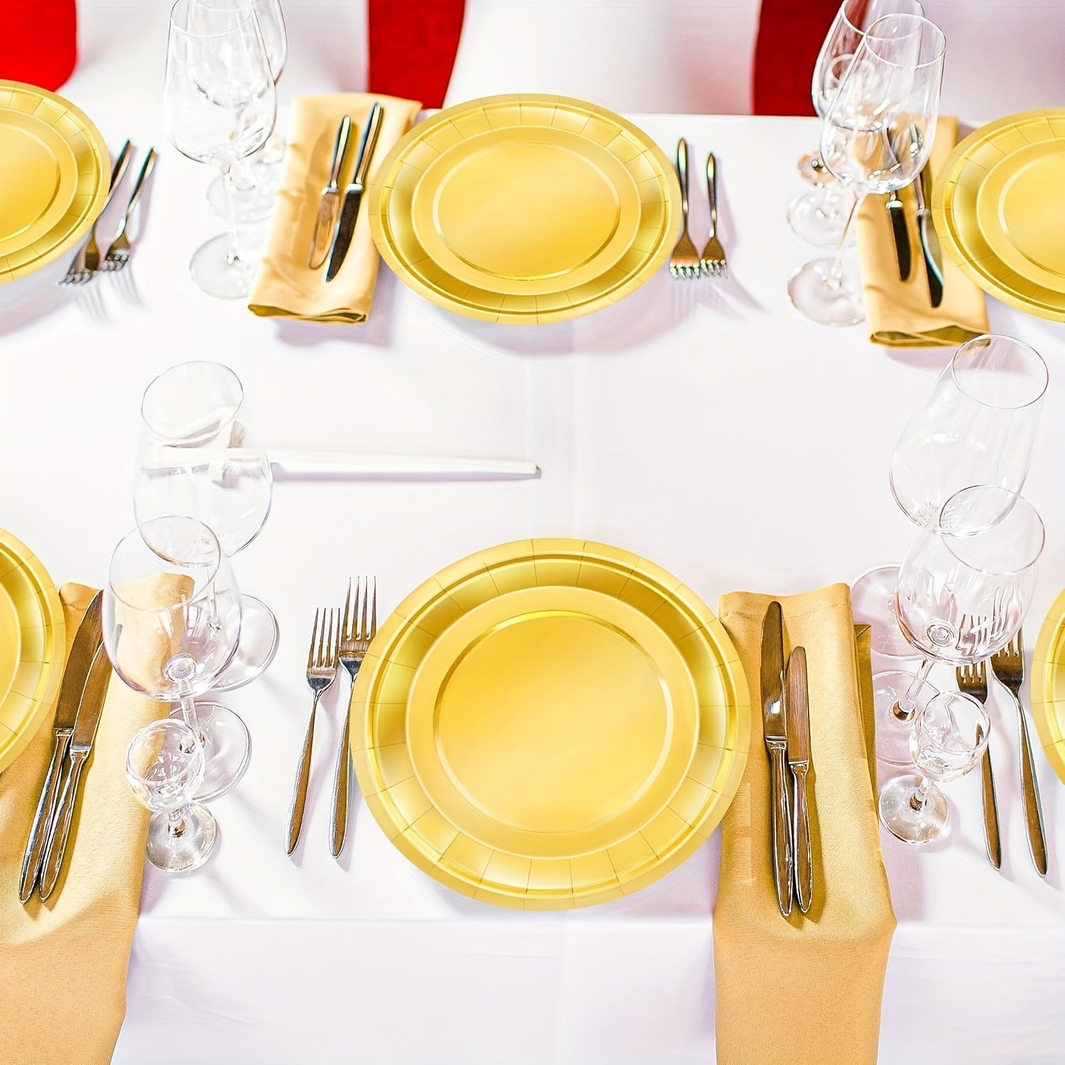 Alüminium plitalar to'plami 10 yoki 20 ta, 17.78 sm yoki 22.86 sm, bir martalik dumaloq partiyalik plitalar