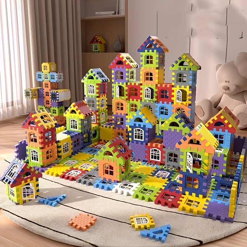 120-Piece Large Building Block Set for Educational Construction Toys for Kids