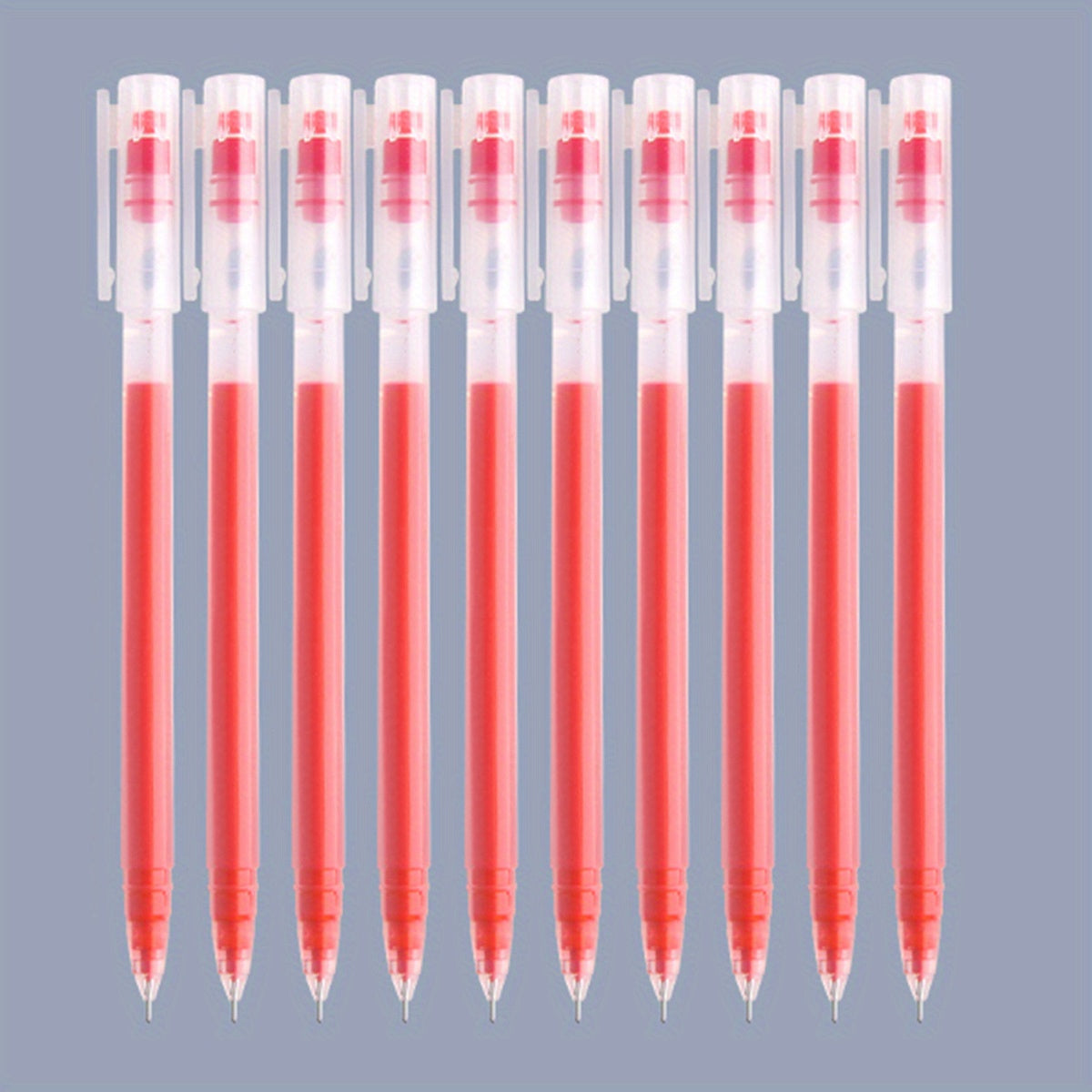 Large Capacity Gel Pens 0.5mm Needle Tip Pack of 6 or 10 for Students and Office