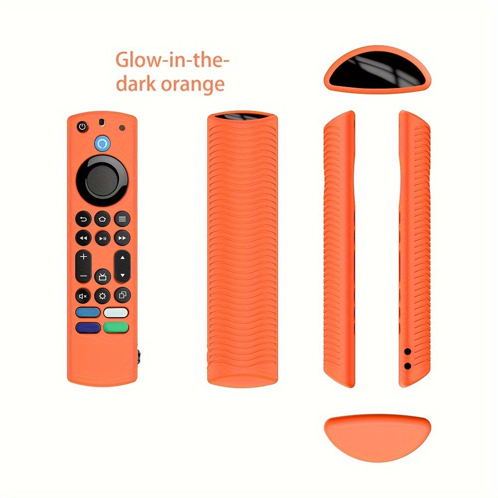 Funda de silicona para control remoto de Fire TV Omni y 4-Series con cordón