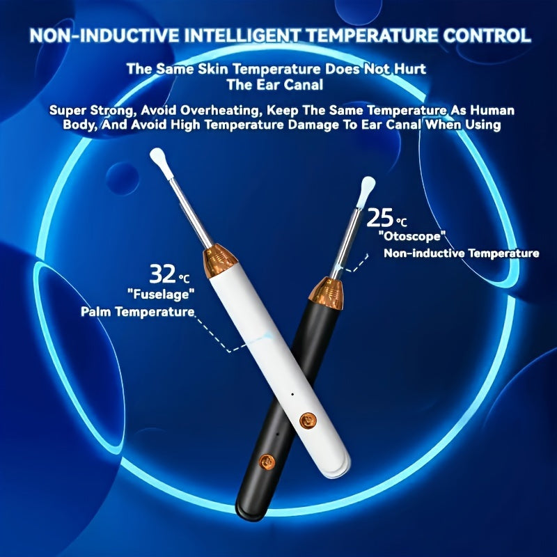 8 Piece Ear Wax Removal Kit with Camera Light and 6 Ear Spoons