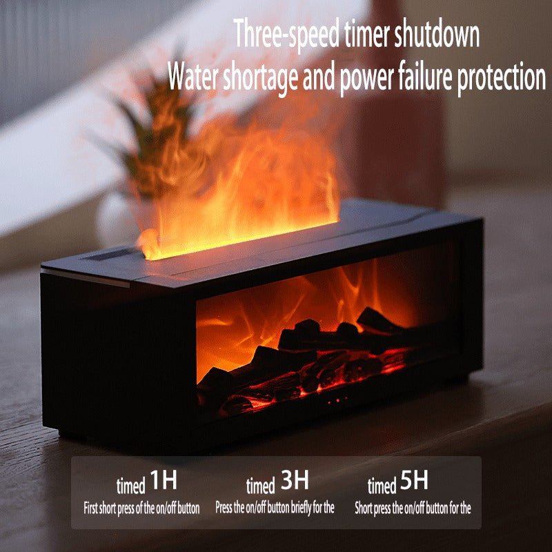 Faux Flame USB Humidifier and Diffuser for Bedrooms and Offices
