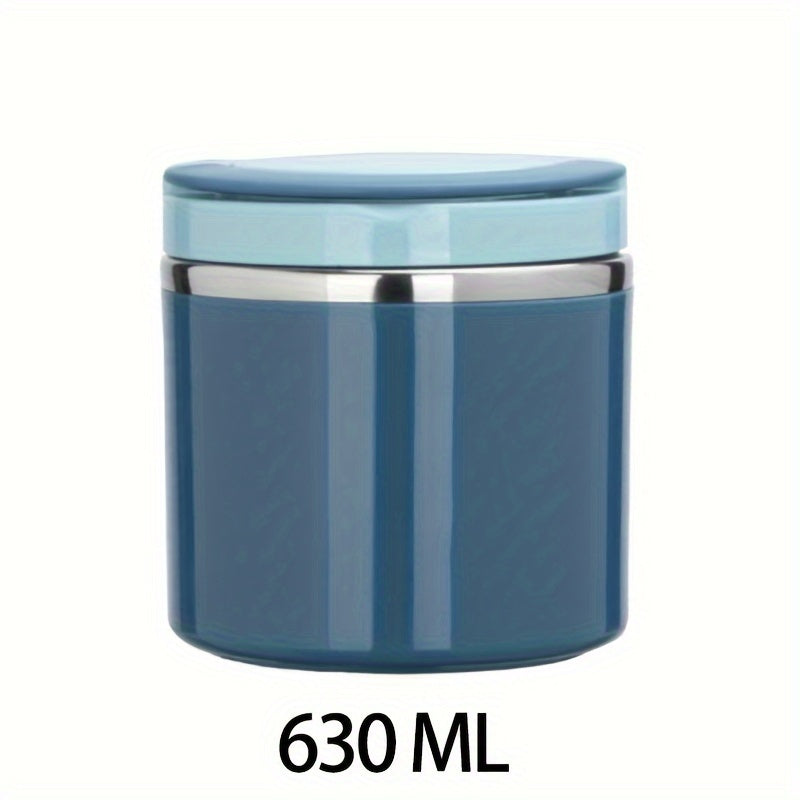 Stainless Steel Hot Food Soup Bottle 630ml Large Reusable Lunch Box for School