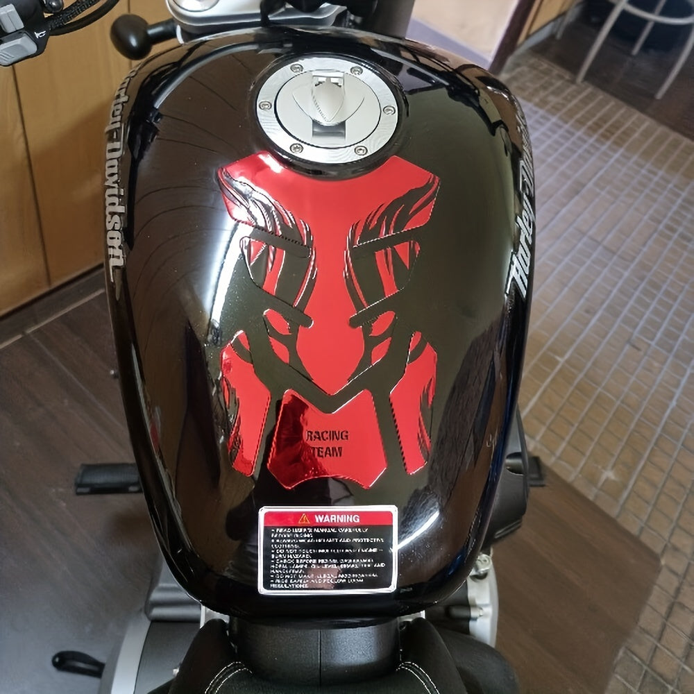 Motorcycle Soft Rubber Fuel Tank Protector Decal for Gas Oil Gasoline