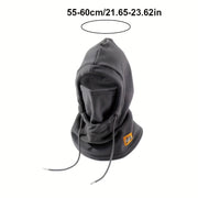 Fleece Balaclava for Wind Protection with Knit Neck Gaiter and Ear Cover for Cycling and Outdoor Activities