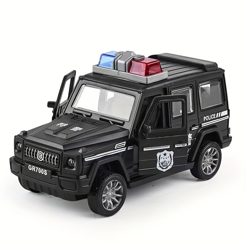Durable Openable Door Toy Cars for Kids Age 3 Plus Police Fire Off-Road Vehicles