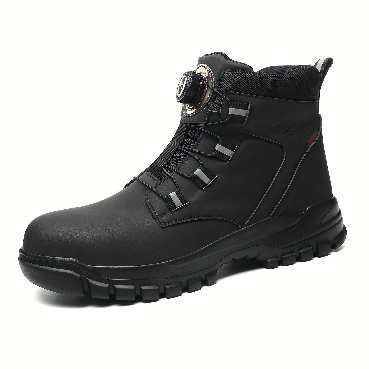 Men's High-Top Work Boots Puncture-Proof Safety Hiking Outdoor Durable