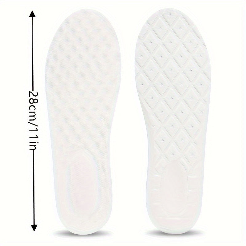 Unisex Sports Shoe Insoles Soft Shock Absorption Arch Support 1-4 Pairs