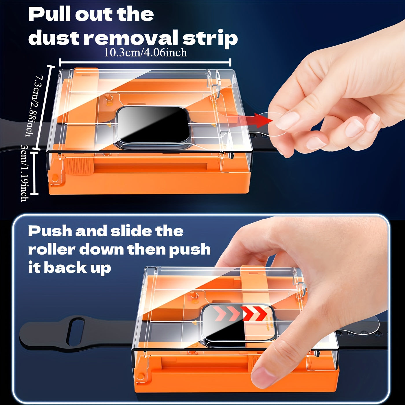 2pcs Plastic Screen Protectors for Apple Watch Series 10 9 8 7 Ultra 2  Ultra  S4  5  6  SE 40mm 41mm 42mm 44mm 45mm 46mm 49mm HD Clear Shock-Resistant Easy Installation