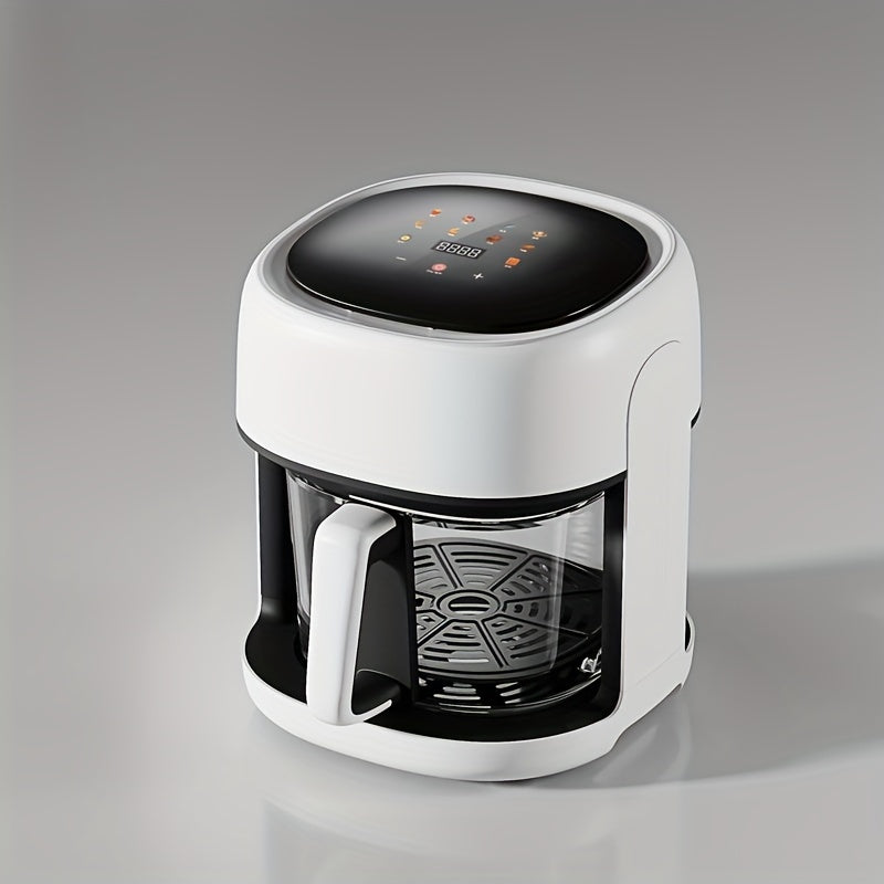 Touch Screen Air Fryer 4.5L Capacity High Borosilicate Glass Basket 1350W