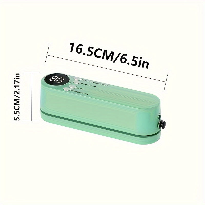 Vacuum Sealer with Inflation USB Rechargeable Strong Suction Reusable Bags