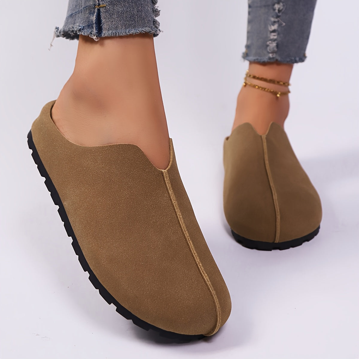 Women's Fashion Platform Boots Mules Clogs with Stylish Design