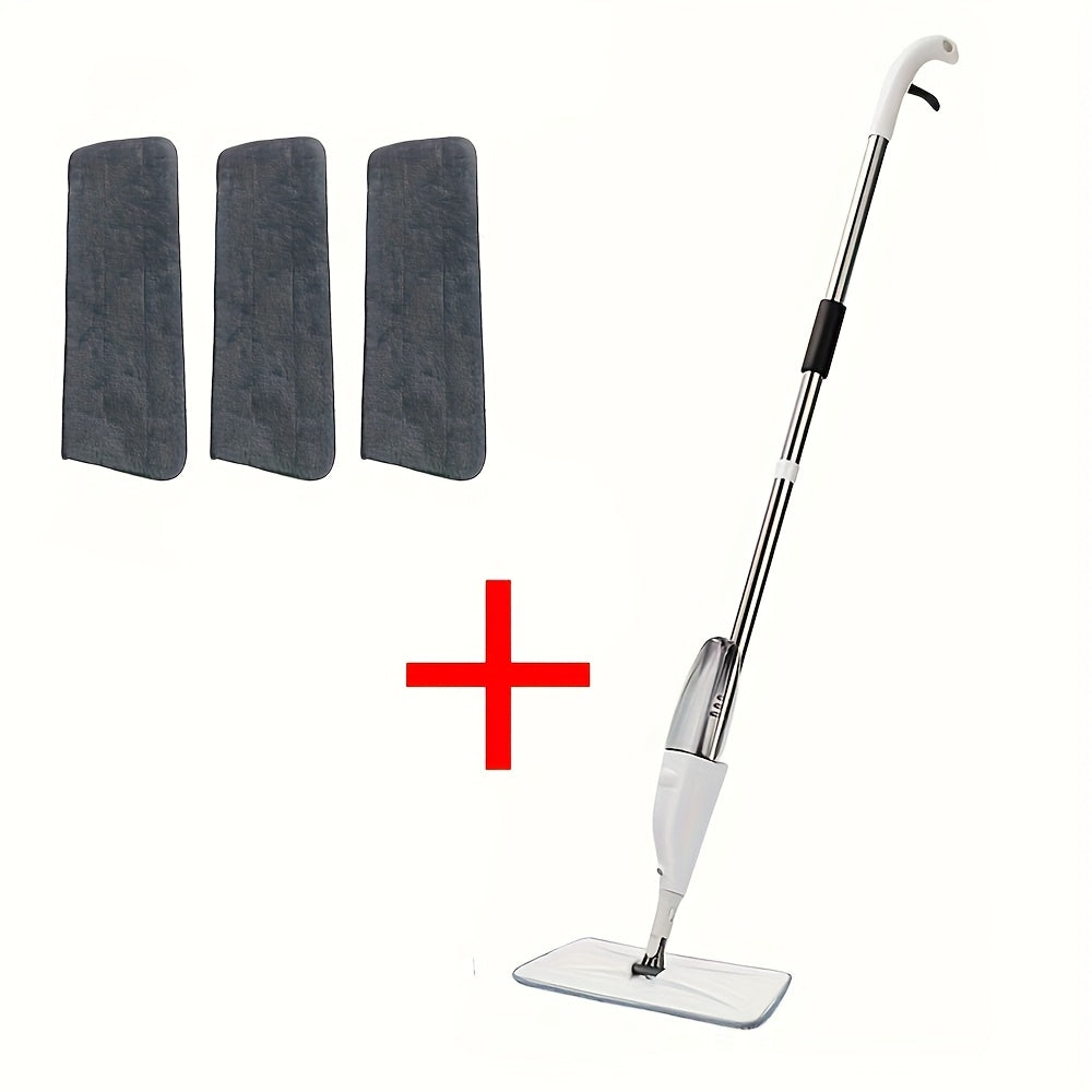 Uyingizdagi turli sirtlarni tozalash uchun uzun tutqichli mikrofiber purkagich mopu