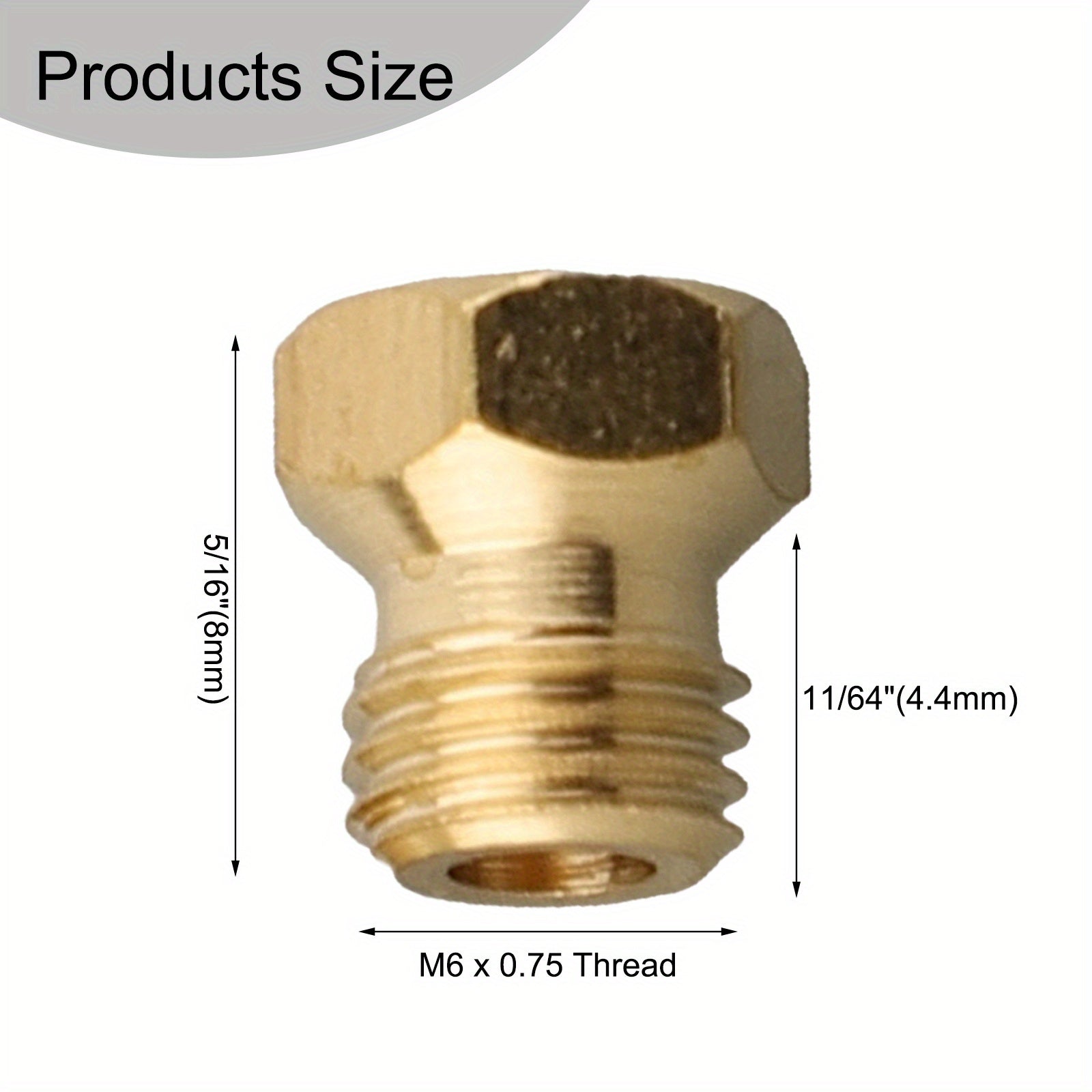 5-piece gas stove nozzle kit for 5-burner cooktops includes sizes 0.73mm to 1.15mm