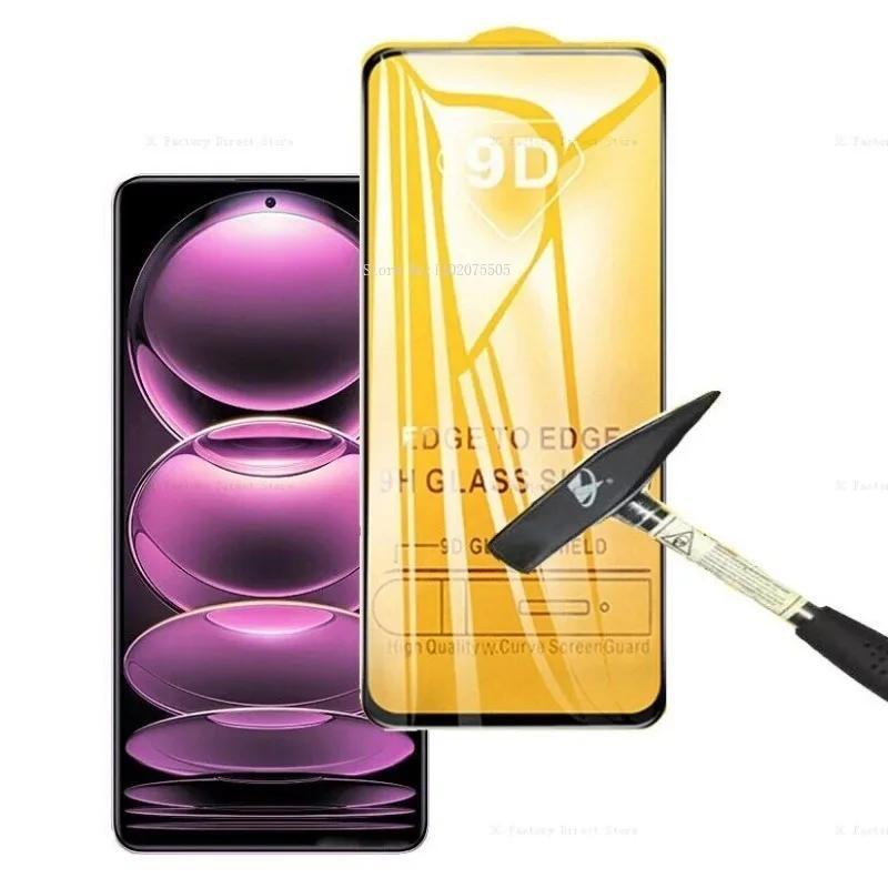 Комплект из 3 защитных стекол из закаленного стекла 9D для Xiaomi Redmi Note 14 13 Pro Plus 12 11 Pro Plus 10, ультрапрозрачное, устойчивое к царапинам, легкая установка