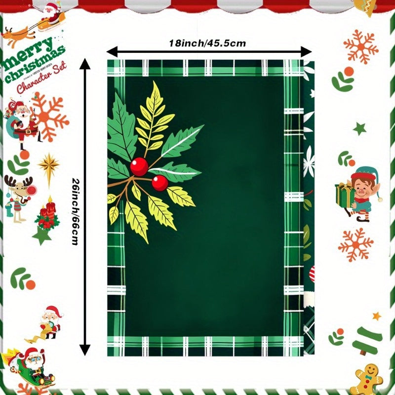 Juego de 2 toallas de cocina de invierno navideño 18x26 cm, toallas de té, decoración festiva, regalo suave