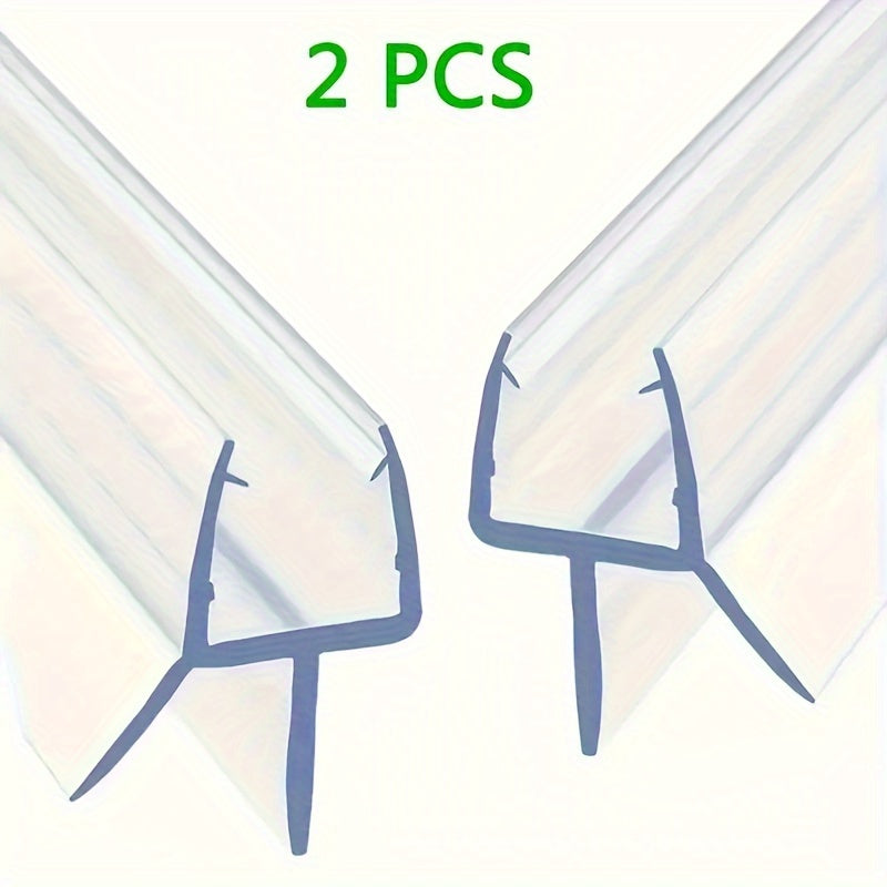 Shower Door Seal Strip for Leak Prevention, Easy to Install, Frameless Design