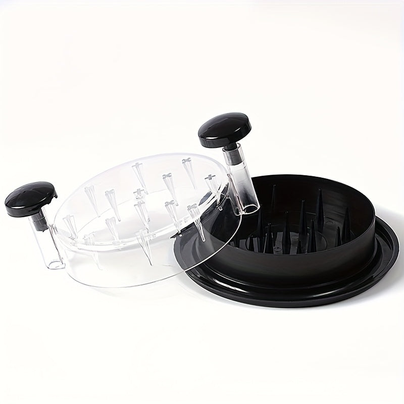 Durable Plastic Chicken Shredder with Transparent Cover and Anti-Slip Base