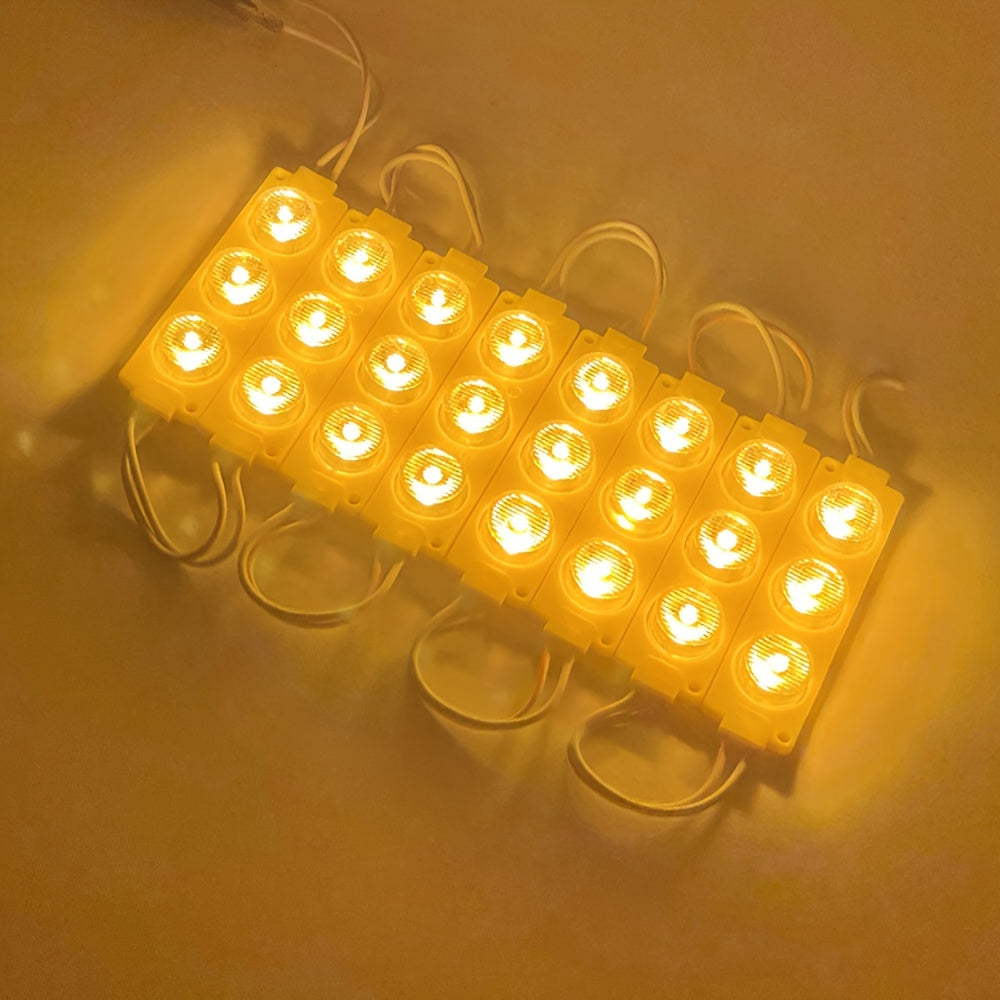 8 Pcs LED Round Module for Truck Car Side Warning Lights DC12V 24V