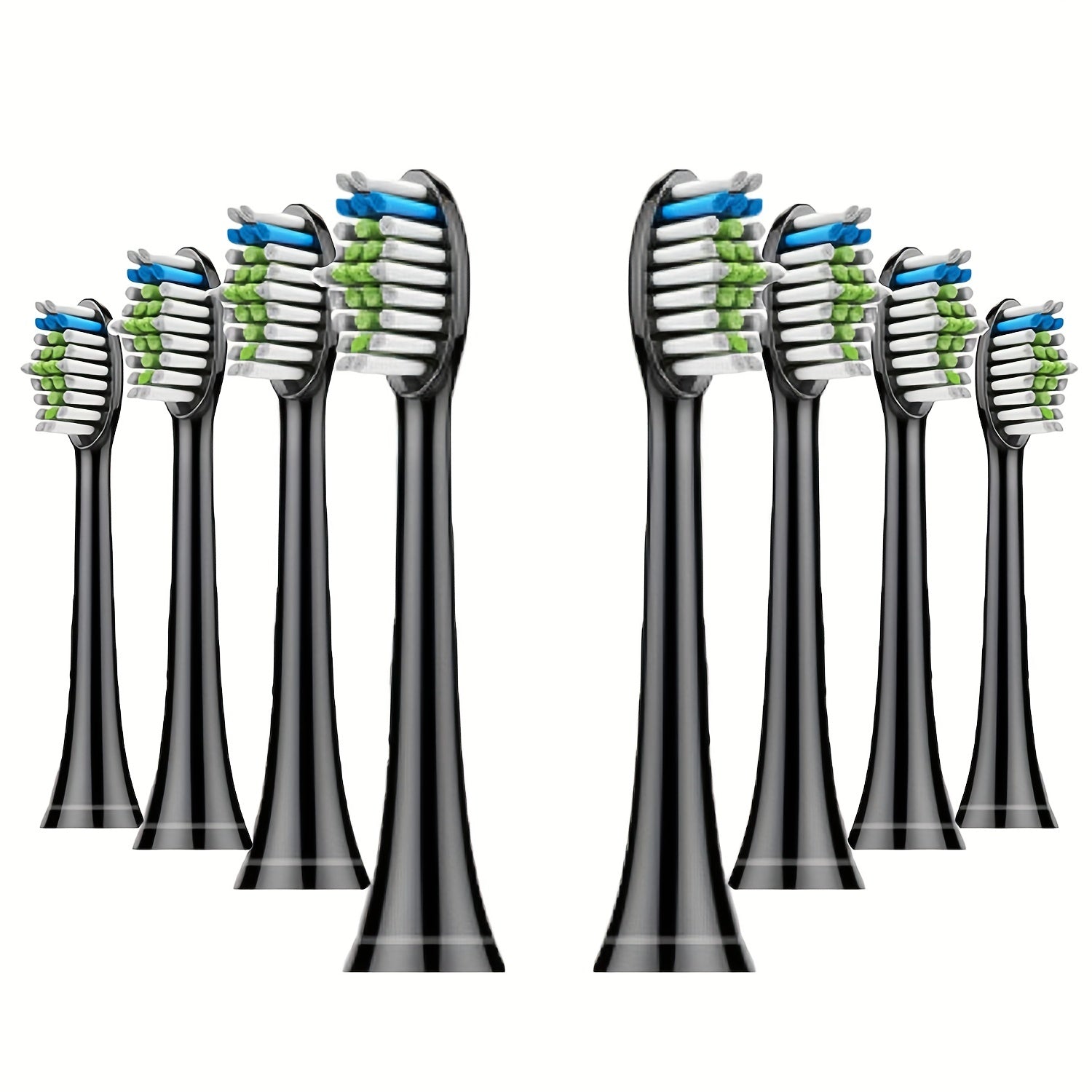 8 шт. сменных насадок для электрической зубной щетки с мягкой щетиной Dupont и крышками