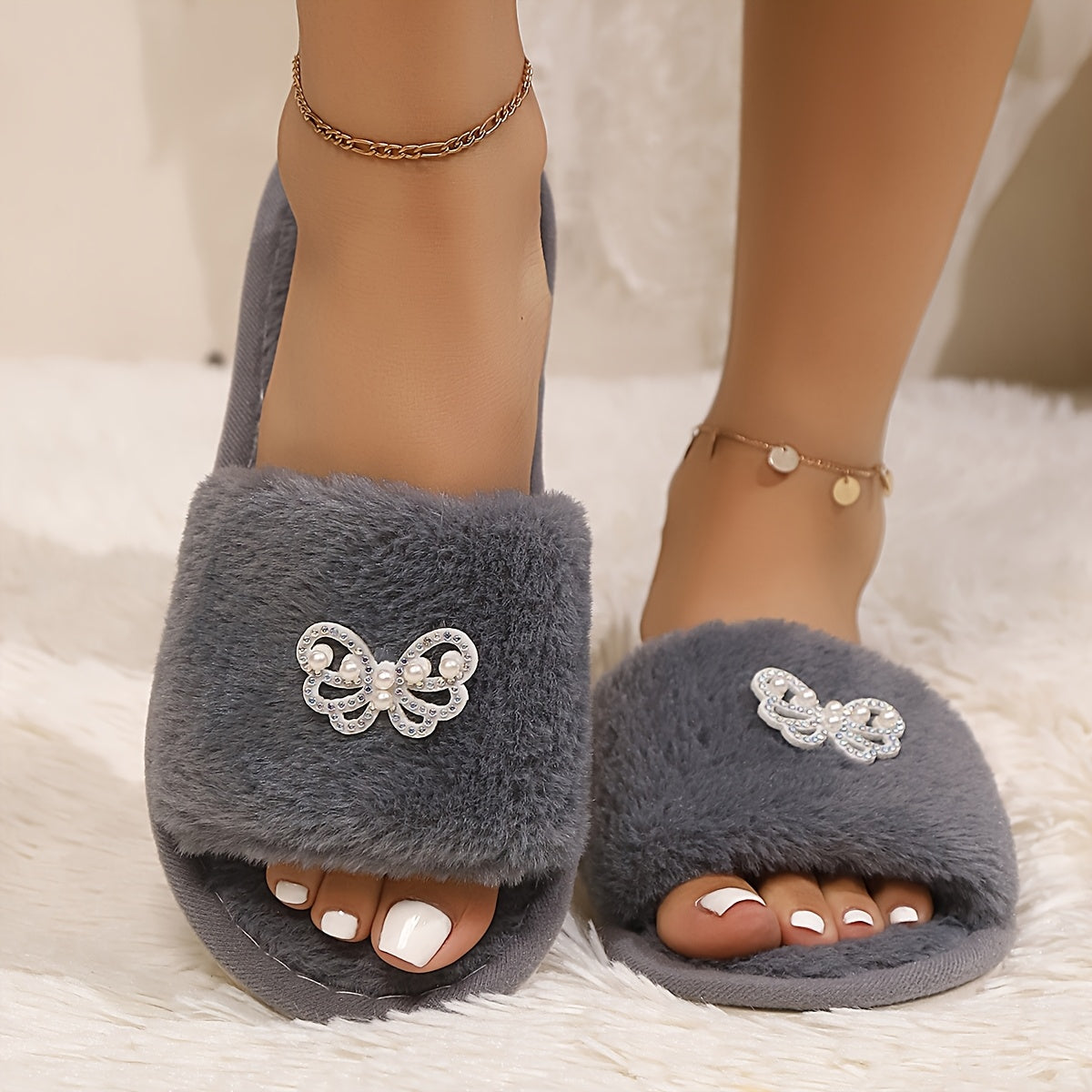 Ayollar uchun qulay slip-on mokasin shlyapa, yumshoq mato EVA taglik, barcha mavsum uchun ichki va tashqi foydalanish