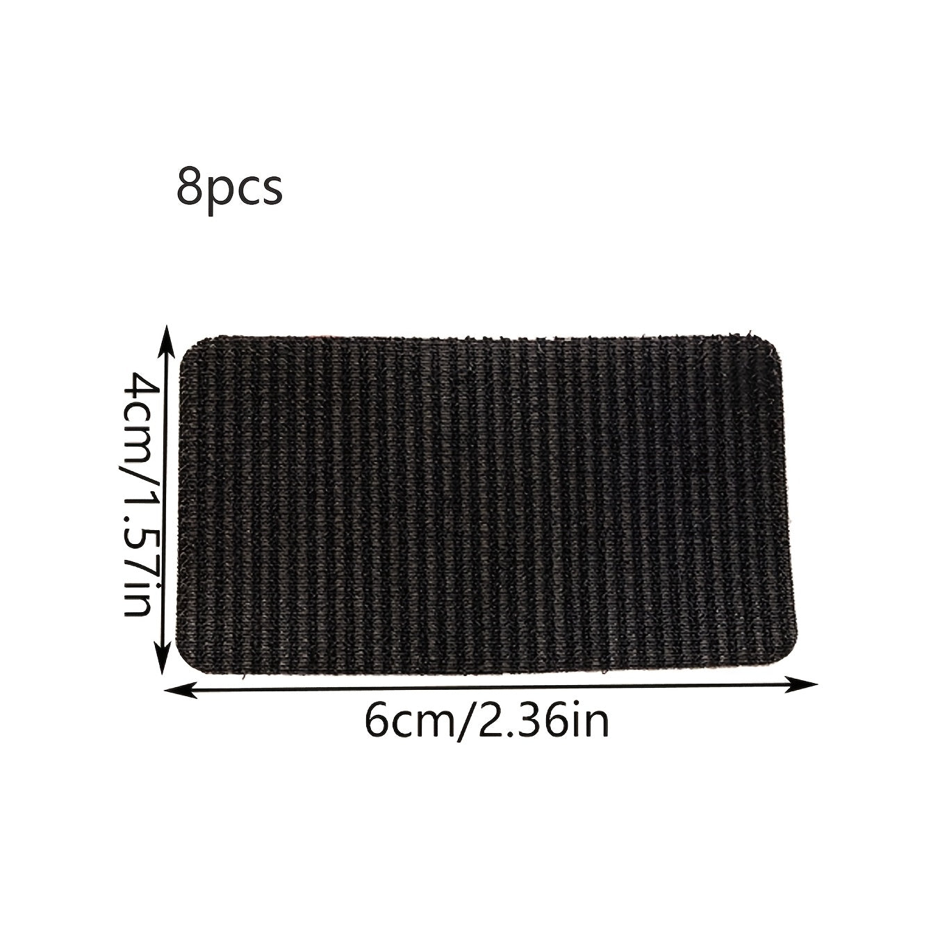 Set of 8/12 Black Reusable Sheet Fasteners with Double-Sided Adhesive for Mattress Sofa Carpet