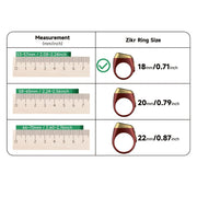 Smart Ring 18mm Lite Brown Rechargeable Battery Wireless Display