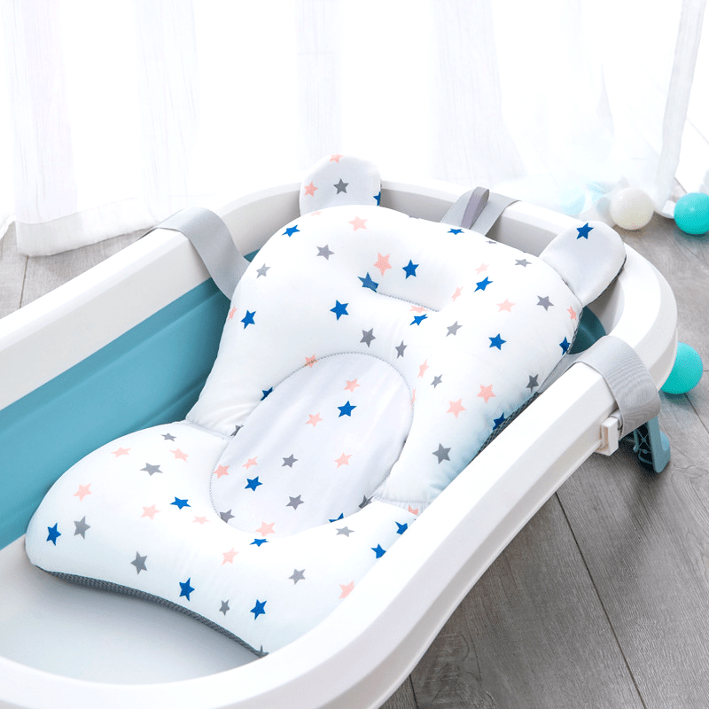 Baby Bath Tub Pad Non-Slip Waterproof Cushion for Baby Shower Safety and Comfort