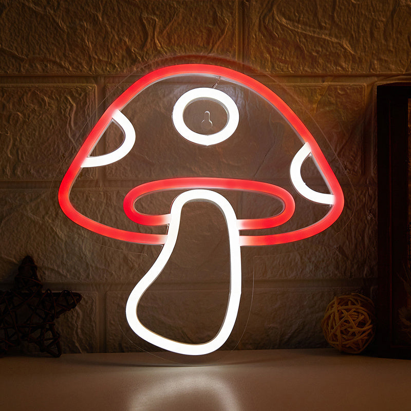 LED Neon Sign Mushroom Light for Game Room Bedroom Decor