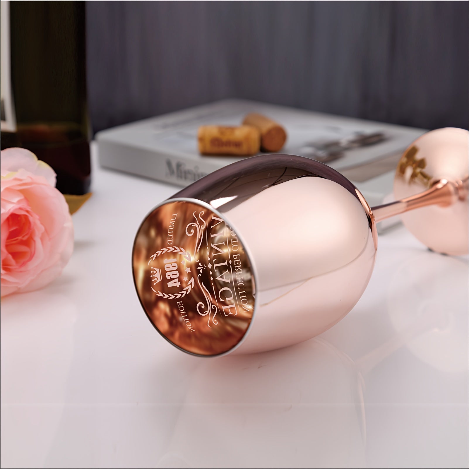 Copa de vino de cumpleaños para mujer 1954 1964 1974 1984 1994 para champán, whisky, cócteles