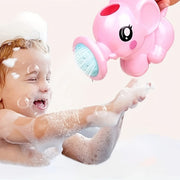 Interactive Elephant Bathtime Toy for Kids Safe Plastic Educational Bath Gift