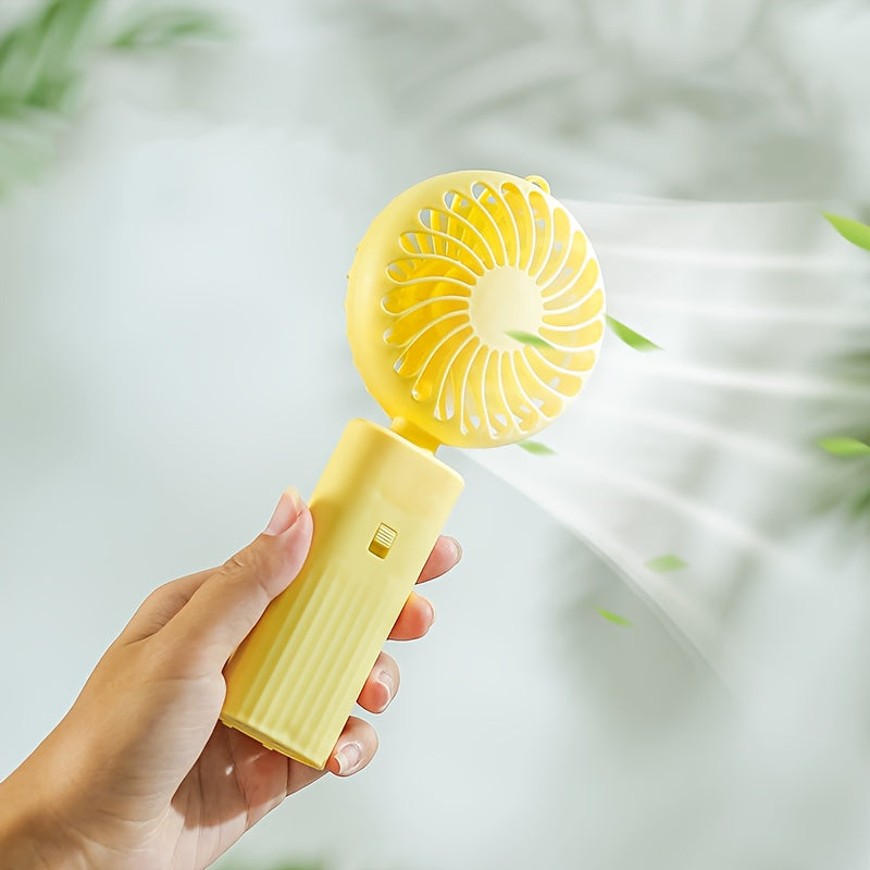Mini Battery-Operated Fan Ultra Quiet Portable Desk Fan Adjustable Speed Compact for Travel Camping