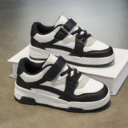 Kids Low-Top Breathable Sneakers for Boys and Girls with Geometric Patterns