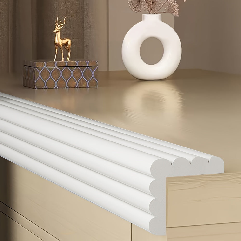 Protector de esquina para bordes de mesa, 2 metros, cubierta de seguridad, guardia de esquina