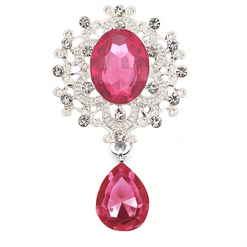 To'y takliflari, sovg'a qutilari va stakanlar uchun 10 ta rhinestone broshyalar to'plami