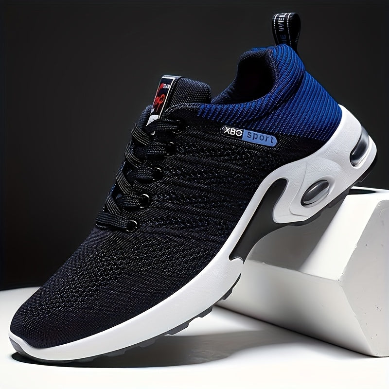 Men's Mesh Knitted Casual Sports Shoes for Outdoor Travel All-Season