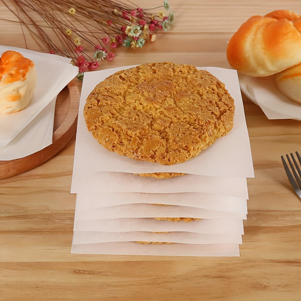Food-Grade Non-Stick Patty Paper for Freezing and Storage, 50 or 100 Sheets