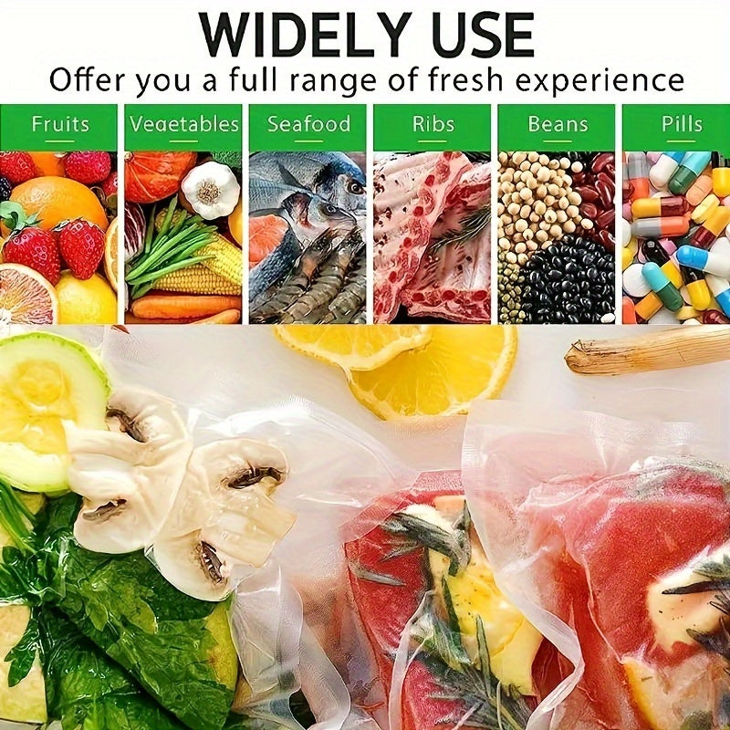 Vacuum Sealer Bags Set 6 Rolls Food Storage Preservation Meal Prep