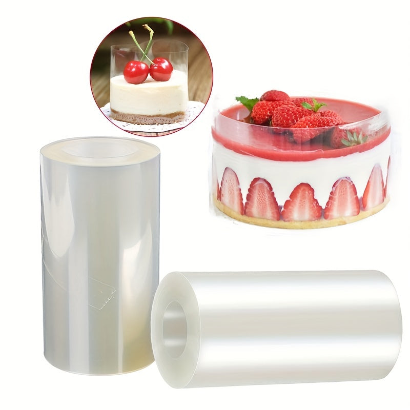 10M Transparent Acetate Cake Collar for Chocolate Mousse Decoration