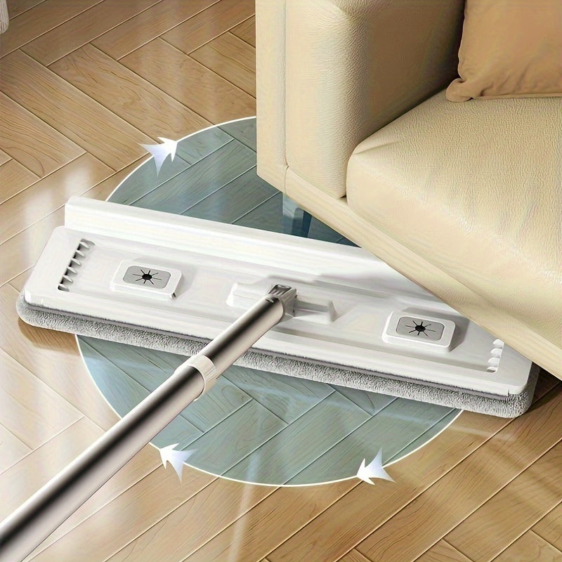 All-in-One Wet Dry Mop Set with Bucket, Adjustable, Durable for Floors