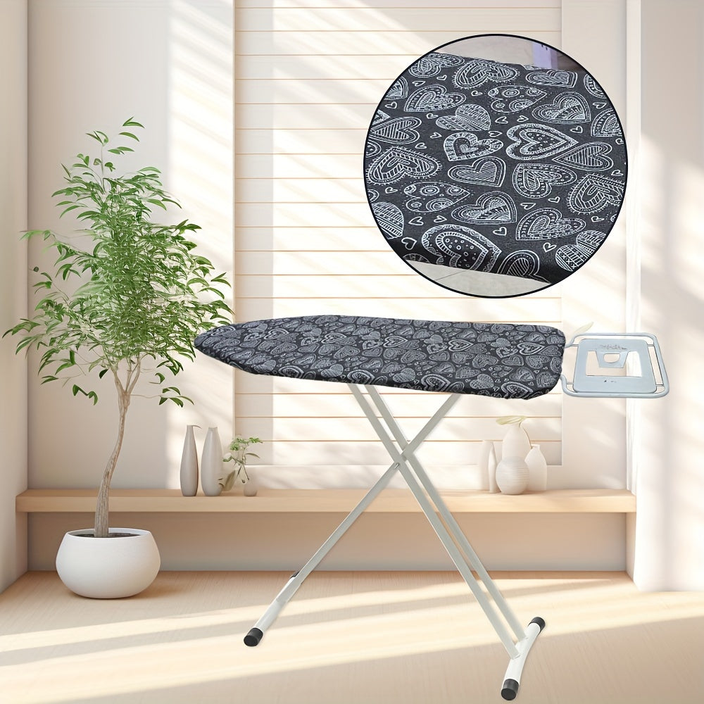 Ironing Board Cover with Drawstring Heat-Resistant Thick Felt Lining Easy Installation