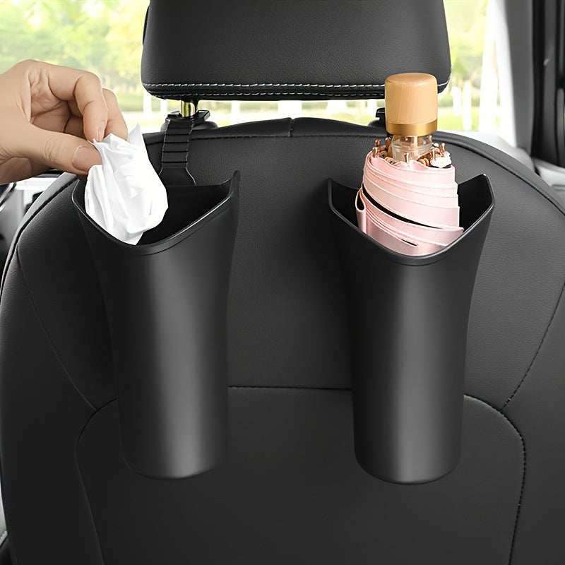 Universal Waterproof Car Umbrella Storage Box ABS Organizer with Cup Holder