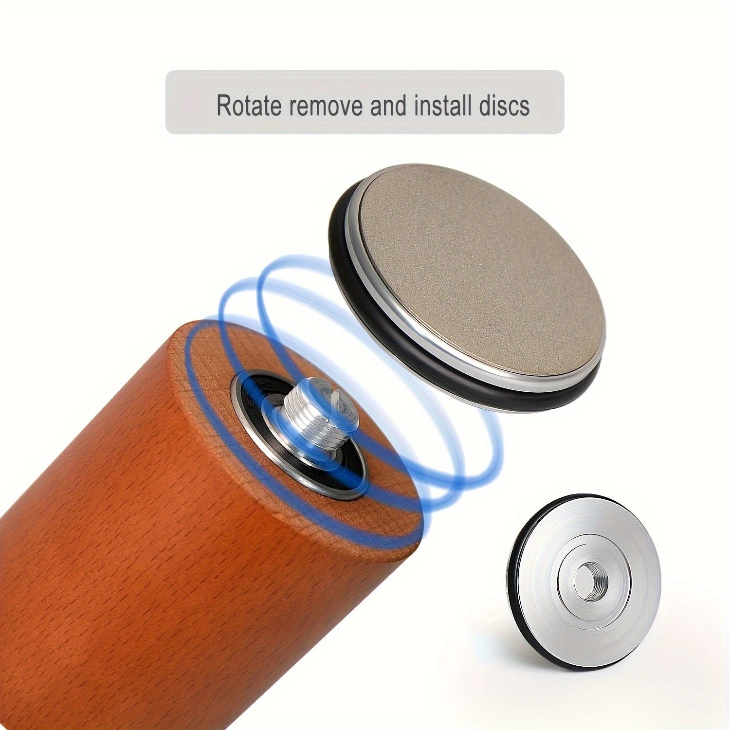 Stainless steel maydalash disklar, silliqlash asboblari, ko'p qirrali olmos aksessuarlar va rulmanli anti-slipping pad bilan toshli olmosni tahrirlash to'plami.